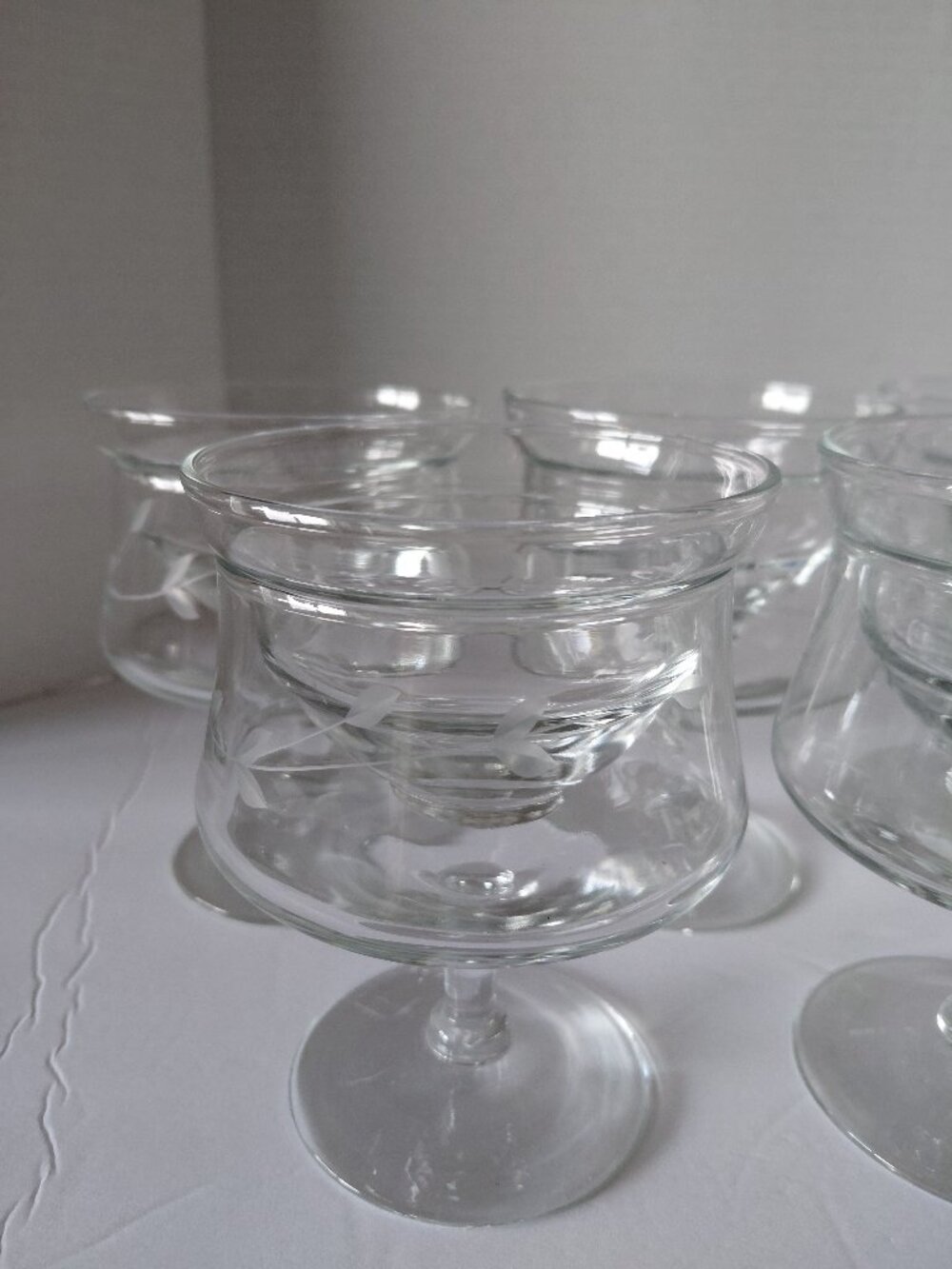Seafood Cocktail Two Piece Servivg Glasses